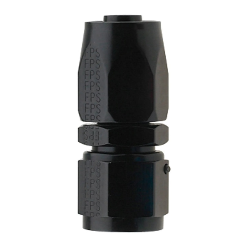 Fragola Series 2000 Pro-Flow Hose End #12 Straight Black 220112-BL