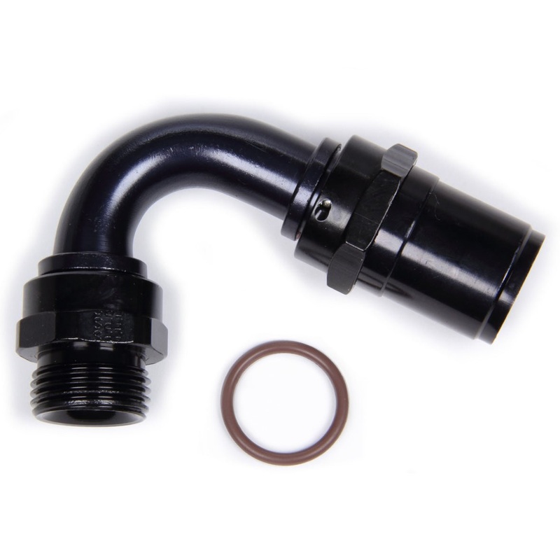 Fragola #12 Race-Rite Crimp-On Hose End 120-Degree 2612012-RAD