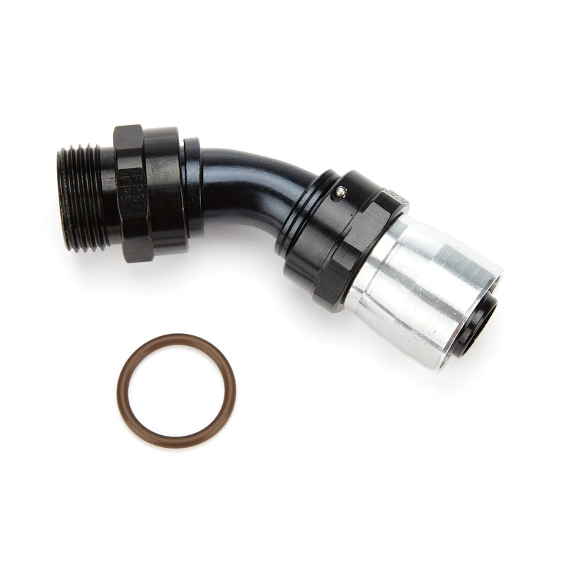 Fragola 12an ORB Male 45-Degree Crimp Hose End 3104512-RAD