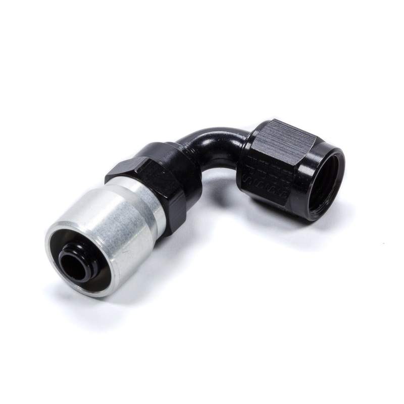 Fragola #4 90-Degree Crimp Hose Fitting 3109004