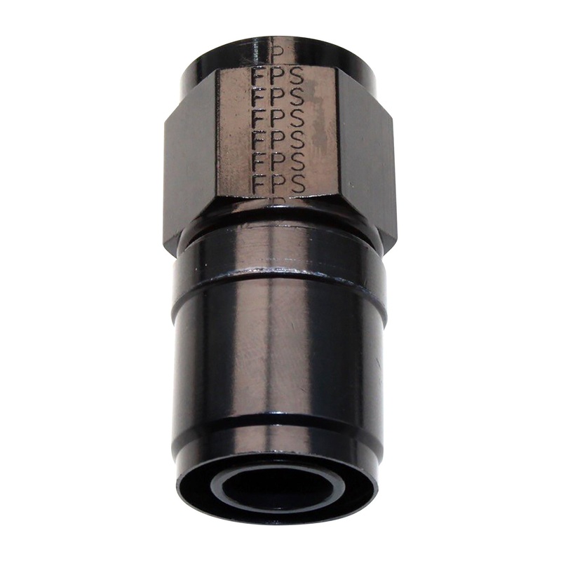 Fragola #8 Race-Rite Crimp-On Hose End Straight 2600108