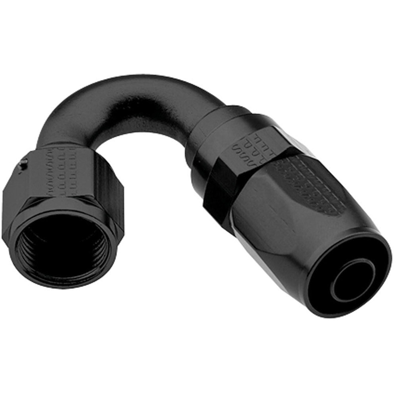 Fragola Hose Fitting #10 150-Degree Pro-Flow Black 231510-BL
