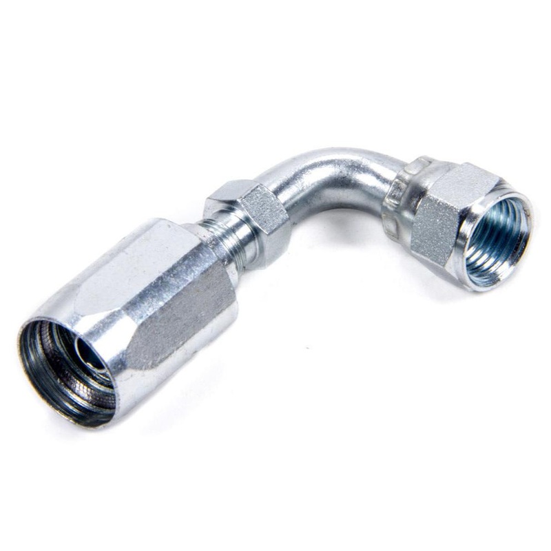 Fragola Hose Fitting #6 90-Degree Steel – Power Steering 259006
