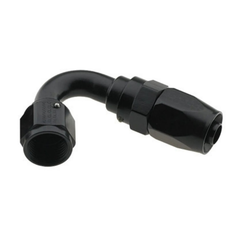 Fragola Series 2000 Hose End Reducer 120-Degree #8 to #6 Black 231207-BL