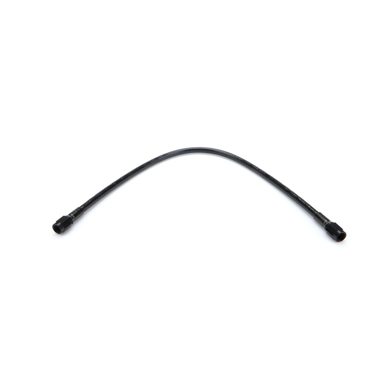 Fragola #3 PTFE Hose Straight x Straight 16 Length w/Black Cover 312016-BL