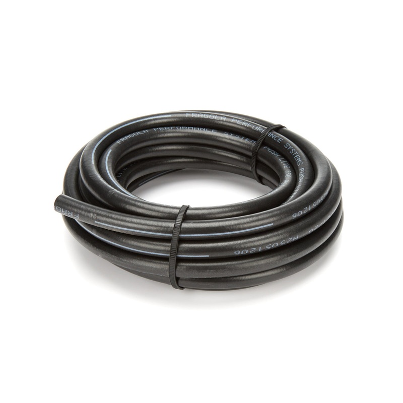 Fragola #4 Push-Lite Hose 15′ Hi-Temp Black 831504
