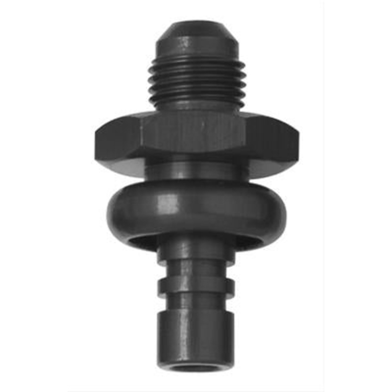 Fragola 6an to Ford EFI .550 Shank Fitting Black 491985-BL