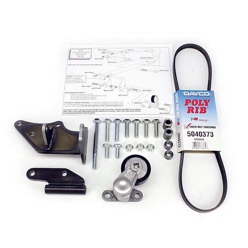 Alan Grove Components LS Engine Low Air Conditioning Compressor Bracket