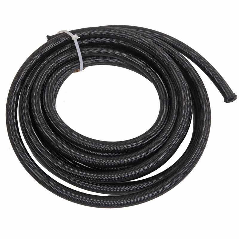 Fragola #8 Black Nylon Race Hose 15′ 841508