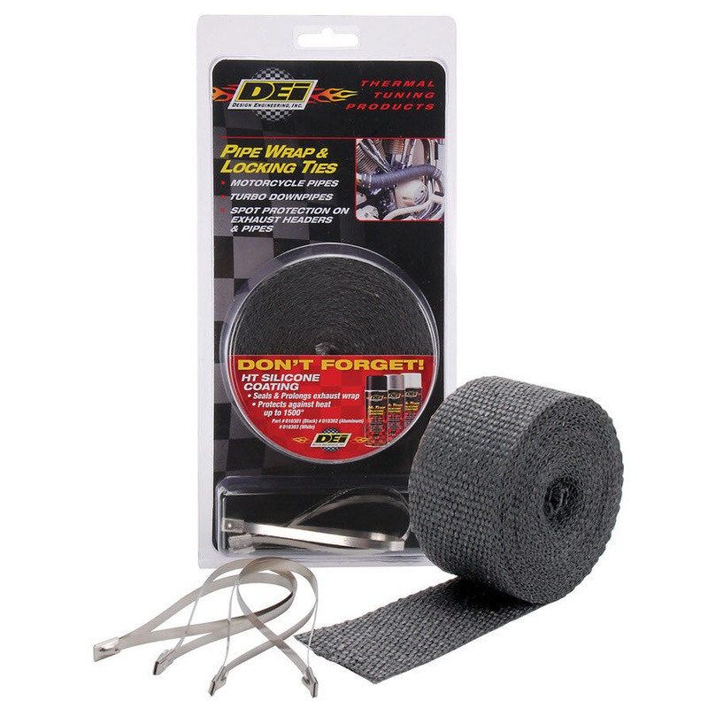 Design Engineering Exhaust Wrap Kit – Pipe Wrap & Locking Tie