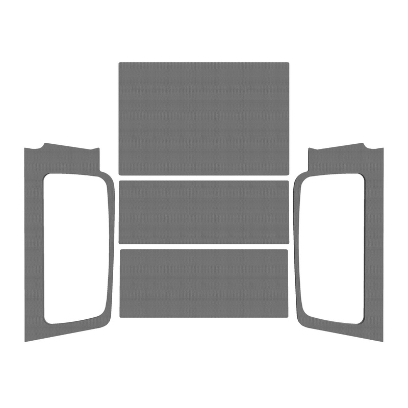 Design Engineering 2004-06 Jeep Wrangler LJ Headliner Kit Gray