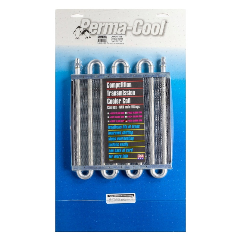 Perma-Cool Deluxe Thinline Trans Cooler 8 Pass -6AN