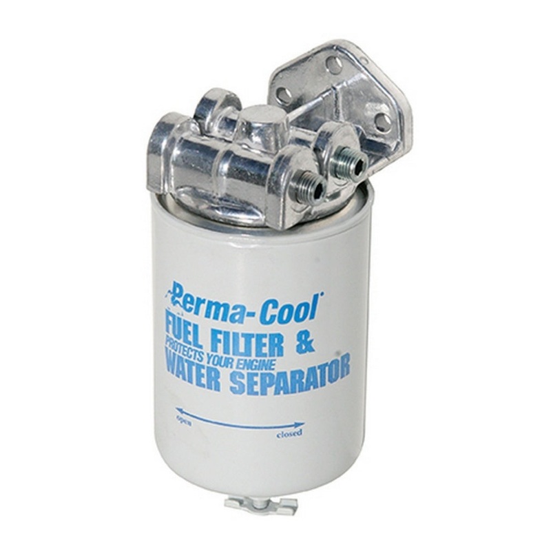 Perma-Cool HP Fuel Filter & Head 1/4 NPT Ports L/R