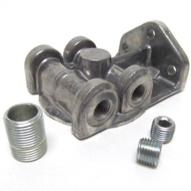 Perma-Cool Oil Filter Mount  3/4-16  Ports: 1/4 NPT