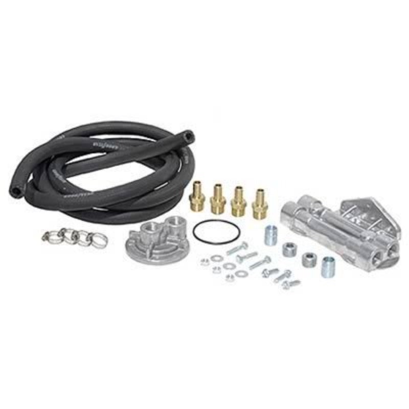 Perma-Cool Oil Filter Relocation Kit Dual Thread 1-16