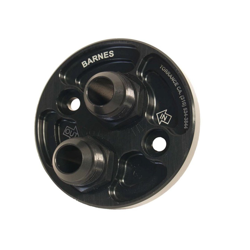 Barnes Oil Filter Block Off Plate -12 Fitting