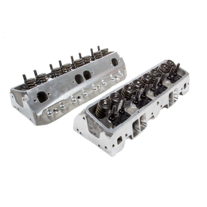 Brodix SBC 225cc D/S Heads 64cc 2.08/1.60 Assembled
