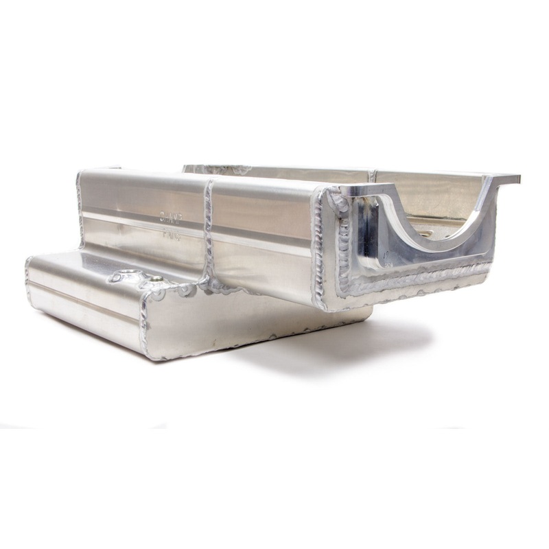 Champ Pans SBC Aluminum Oil Pan 8qts 7 w/Kickout PRO1100KO
