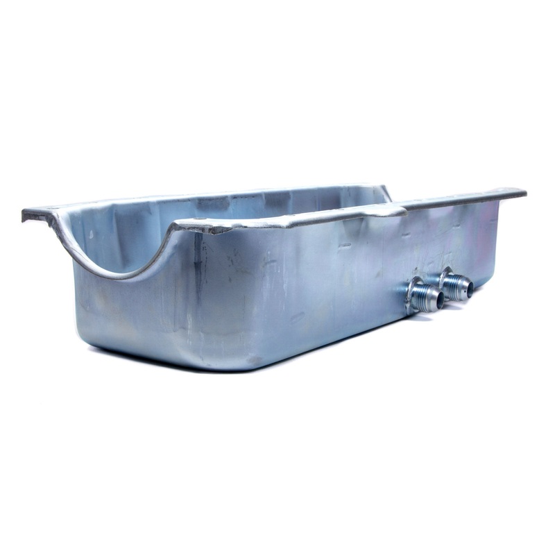 Champ Pans SBC Dry Sump Pan w/RS #12 Fittings CP150R12