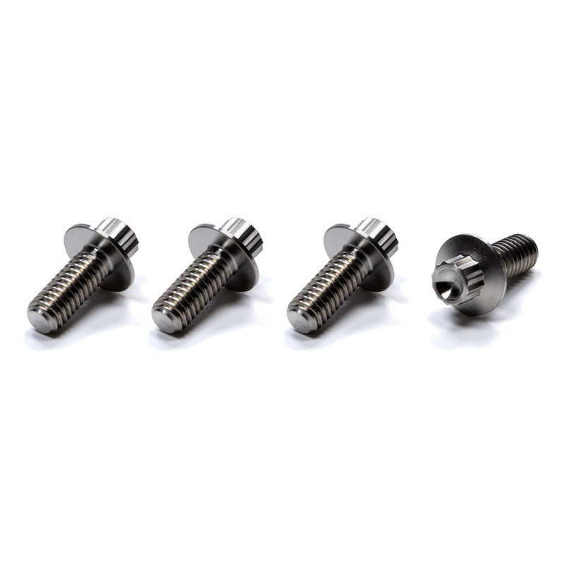 Fuel Tank Bolts Titanium 4pcs 12 Point Heads