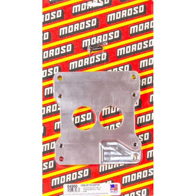 Moroso 2 To 4BBl Carb Adapter