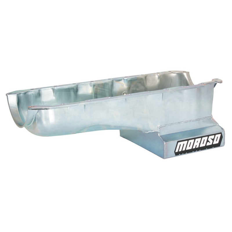 Moroso BBC Gen IV Steel Oil Pan – 6qt- GM A-Body