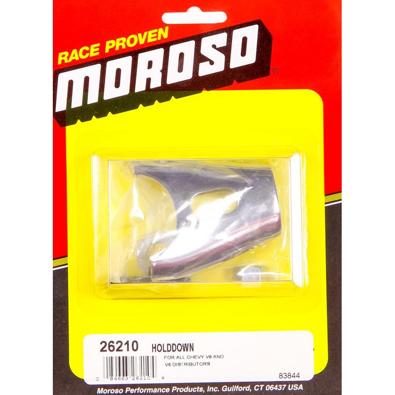 Moroso Chrome Chevy Dist. Clamp