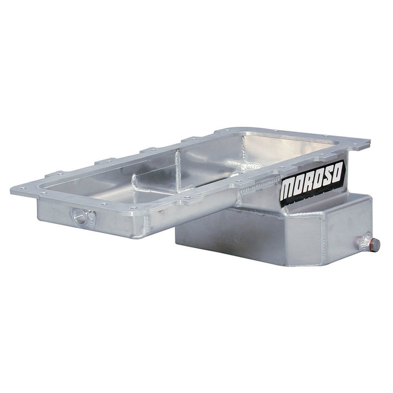 Moroso Ford 4.6/5.4L Fab. Aluminum Oil Pan w/Kick-Out Sump