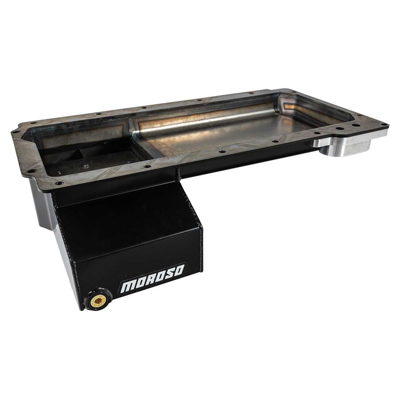 Moroso GM LS Oil Pan – Front Sump Design