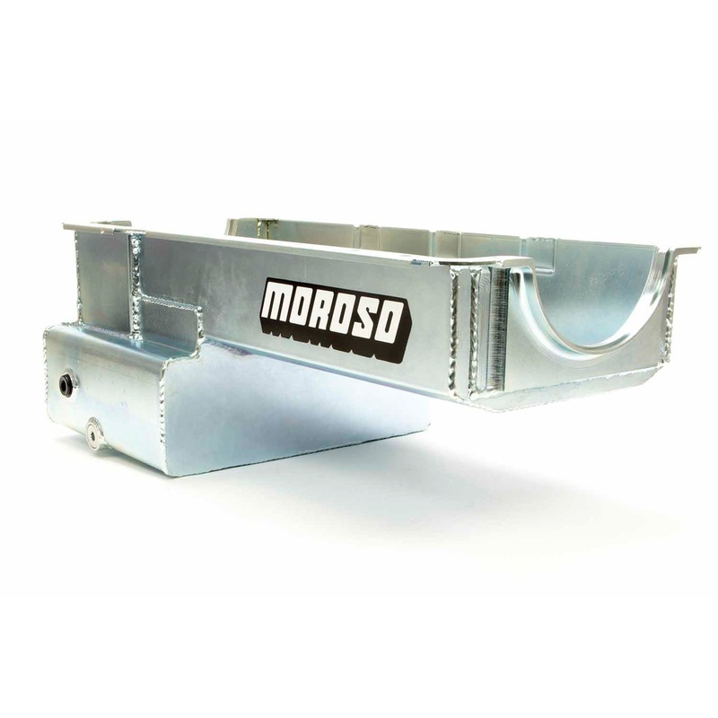 Moroso R/R Front Sump Oil Pan – SBF 351W 7qts.