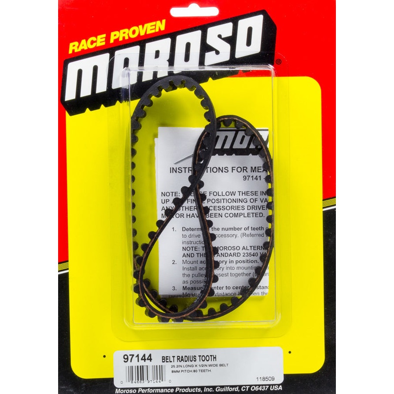 Moroso Radius Tooth Drive Belt 25.2 Long