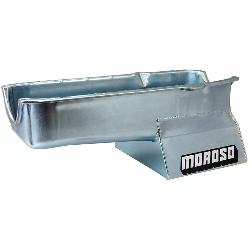 Moroso SBC Oil Pan – Kicked Out Sump 80-85