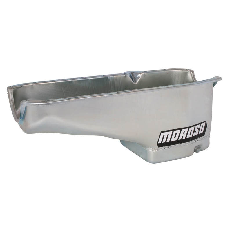 Moroso SBC Oil Pan – Pass. Dipstick