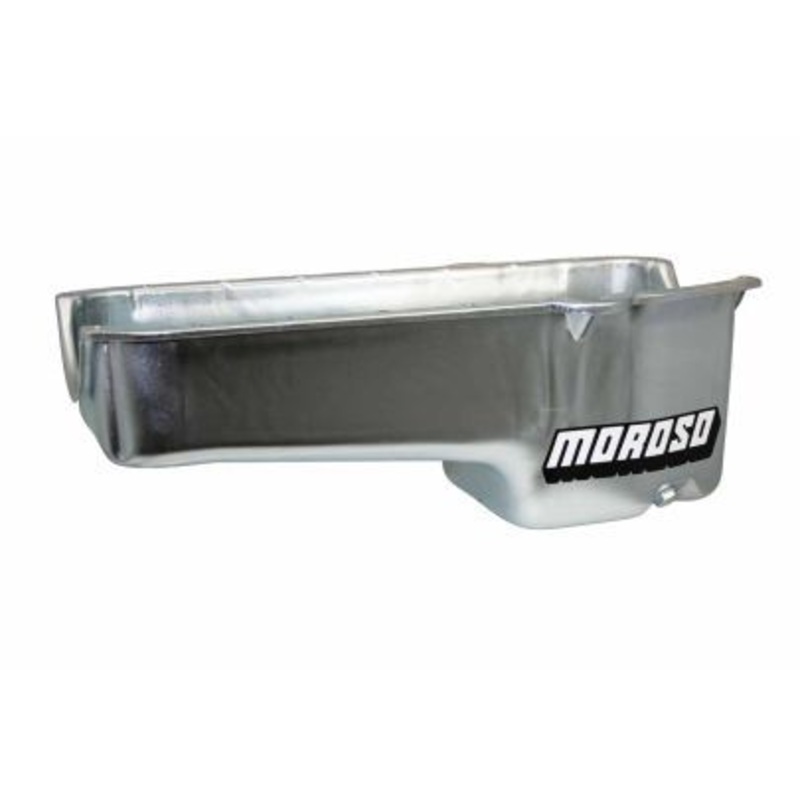 Moroso SBC S/S Oil Pan – 5qt. Pre-80 Blocks