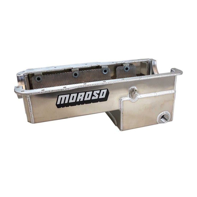 Moroso SBF 351W Drag Oil Pan w/ Rear Sump Fabricated Alm