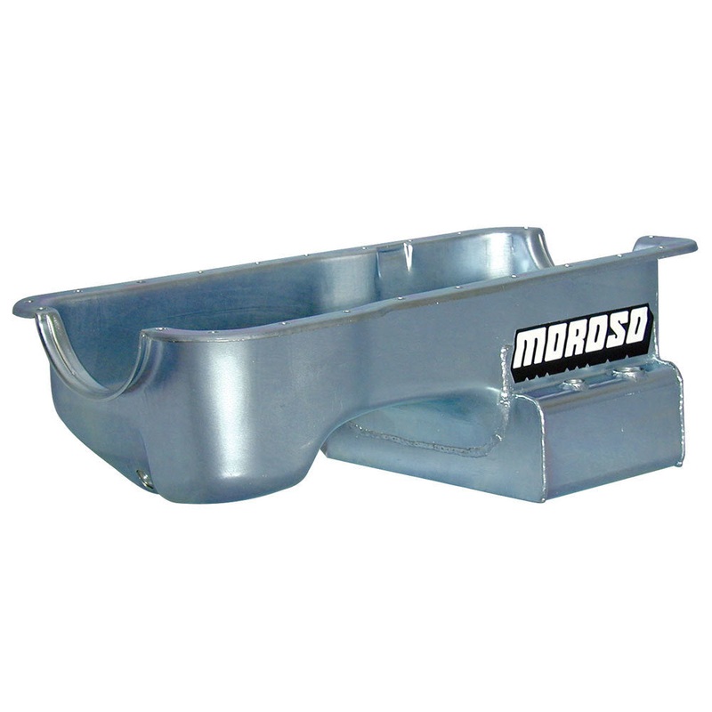 Moroso SBF 5.0L Oil Pan w/Kick- Out Sump- 7qt.