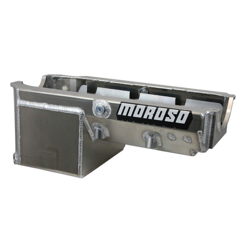 Moroso 8qt Oil Pan – SBC Drag Race w/2-Piece Rear Main