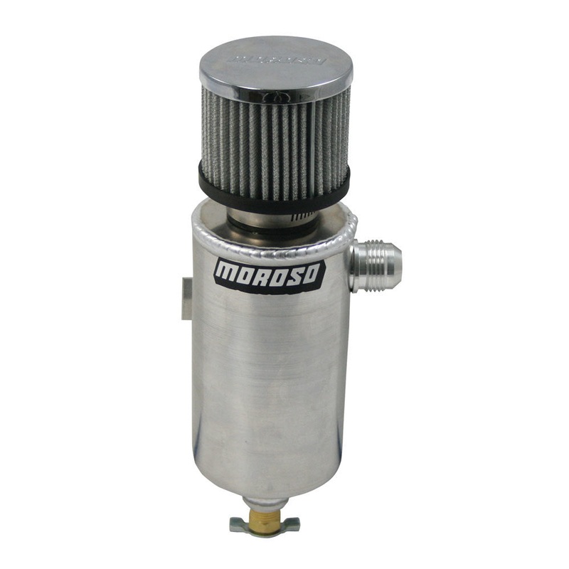 Moroso Aluminum Breather Tank w/-12an Fitting