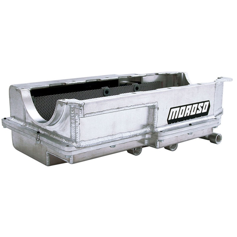 Moroso BBC Billet Aluminum Oil Pan – Dry Sump Pro Mod