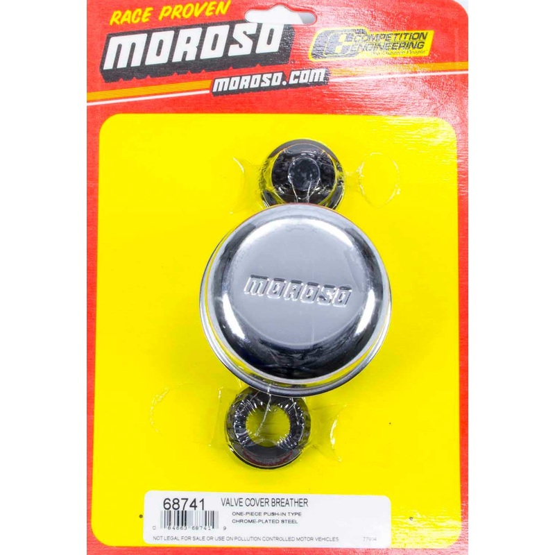 Moroso Chrm Filter w/Pcv Gromme