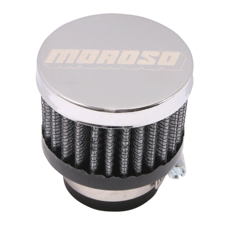 Moroso Clamp-On Filter Breather – 1 ID