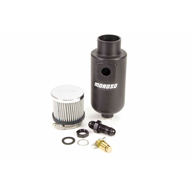 Moroso Poly Breather Tank w/8an Fitting