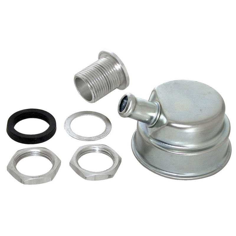 Moroso Positive Locking Breather w/Tube