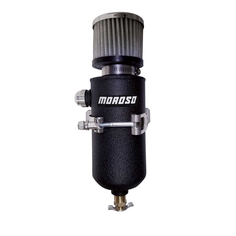 Moroso Remote Breather Tank – w/12an Fitting