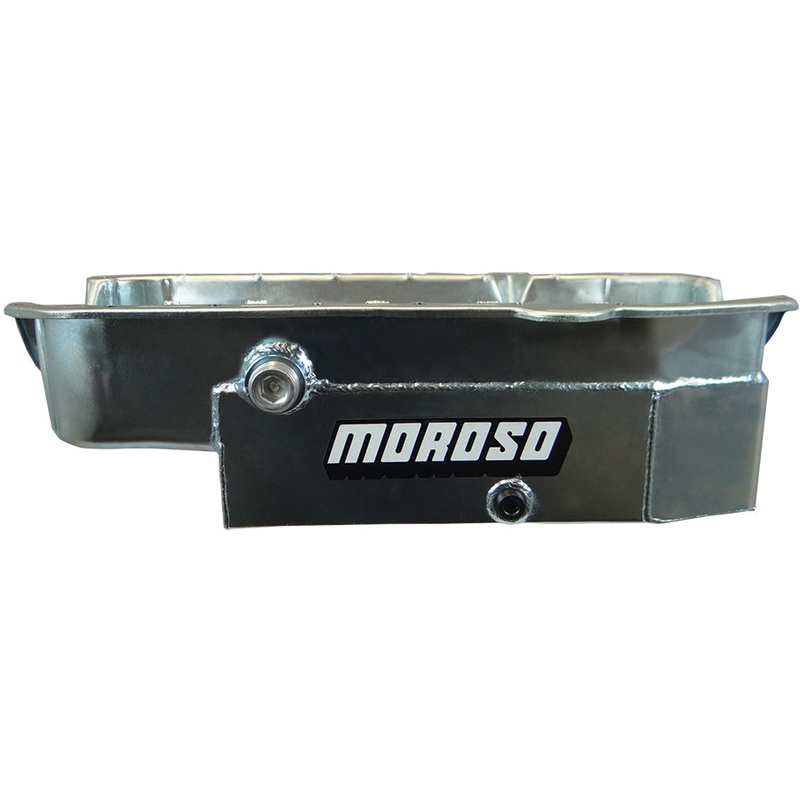 Moroso SBC 8qt CT Oil Pan – RH Dipstick 80-85