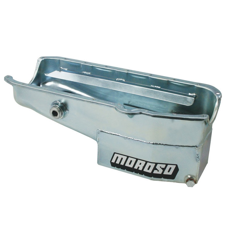 Moroso SBC C/T Oil Pan – 7qt. 1pc. R/M w/Ins. Bung