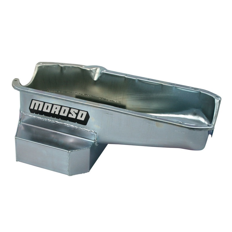 Moroso SBC C/T Oil Pan – 7qt. LH Dipstick