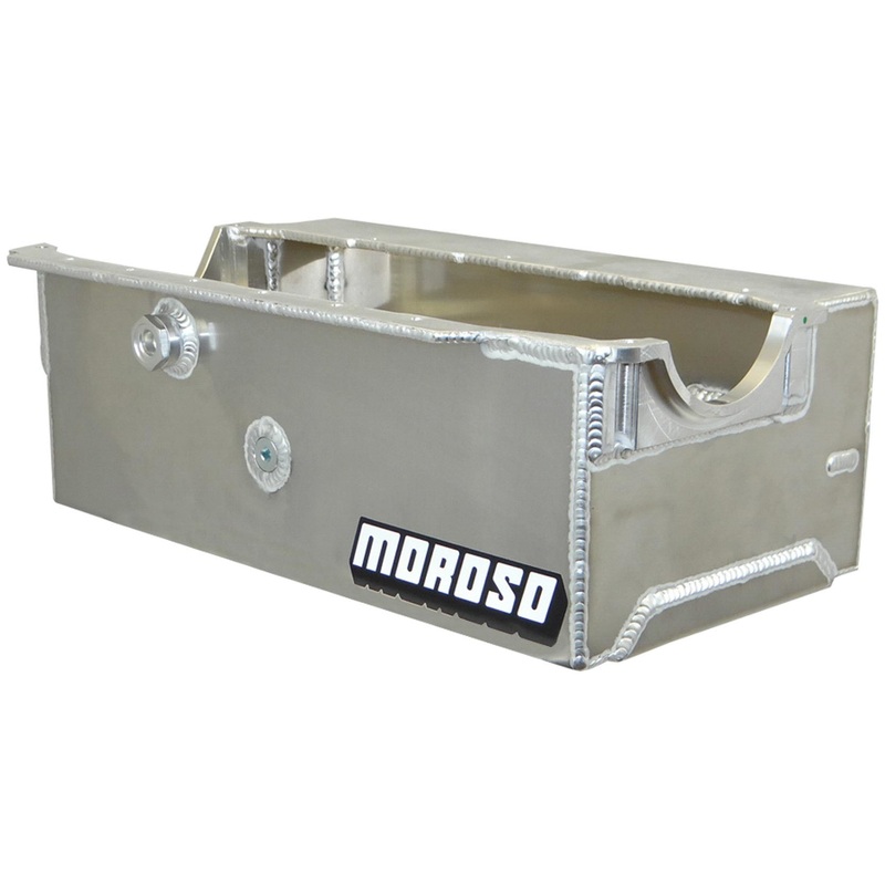 Moroso SBC Sprint Car Aluminum Oil Pan – Wet Sump 9.5qts.