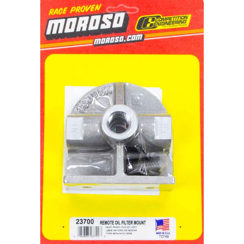 Moroso Ford Oil Filter Mount