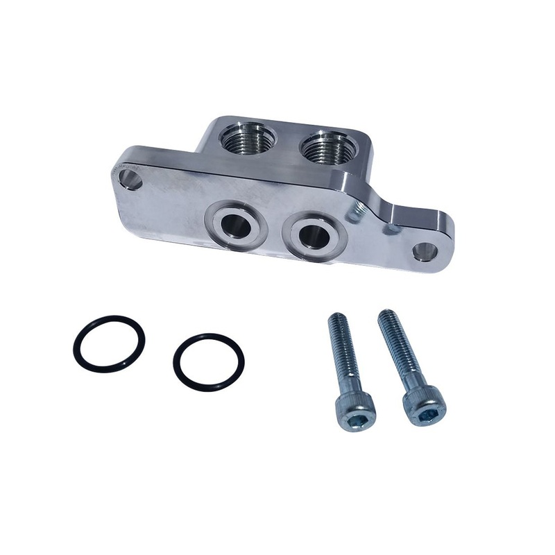 Moroso Oil Filter Adapter GM LS 90-Degree